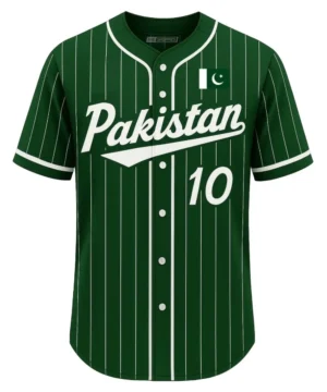 Pakistan Baseball Jersey – Green Edition