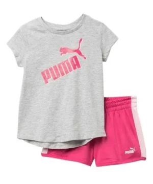 Girls Shorts & T-Shirt – Puma