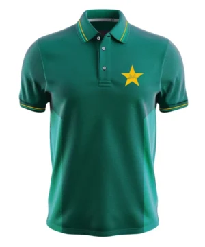 Pakistan Cricket Travel Polo Shirt 2024